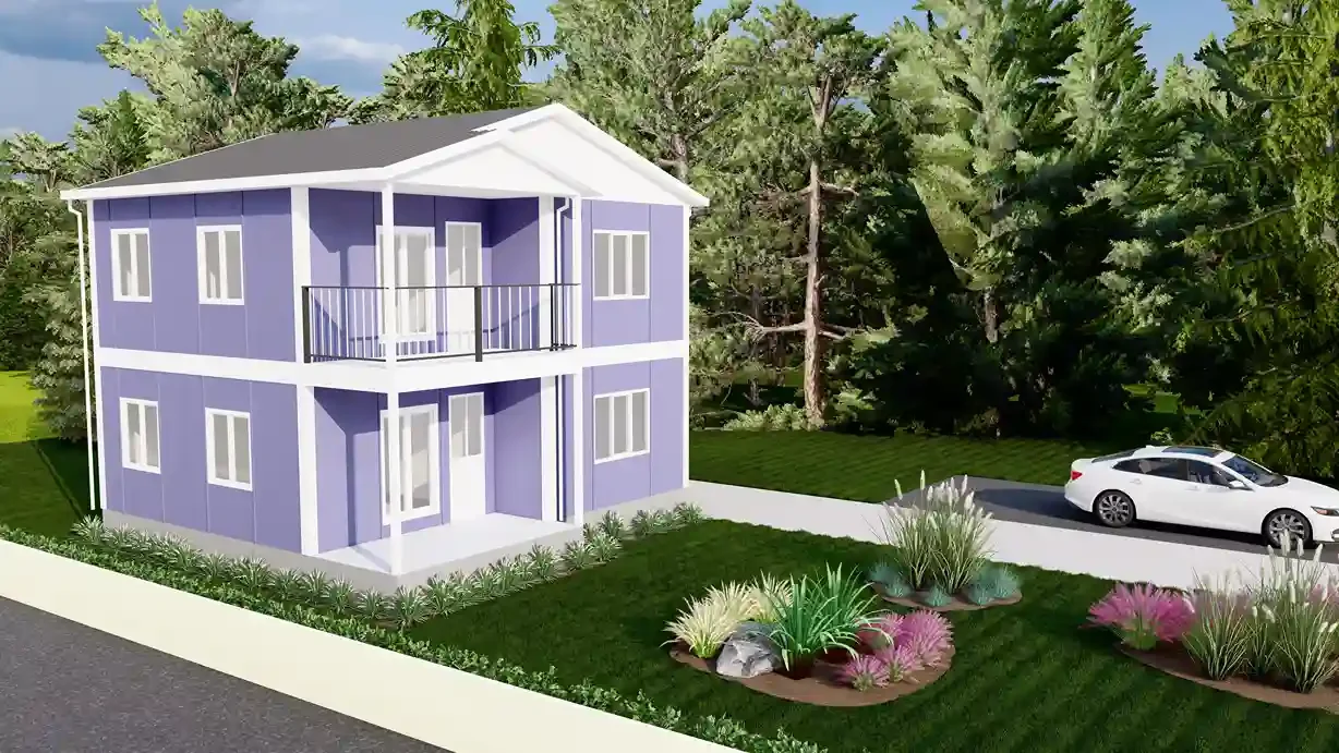 Çift Katlı Prefabrik Ev 118 M²