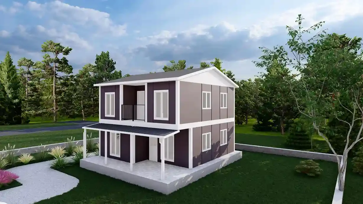 Çift Katlı Prefabrik Ev 130 M²