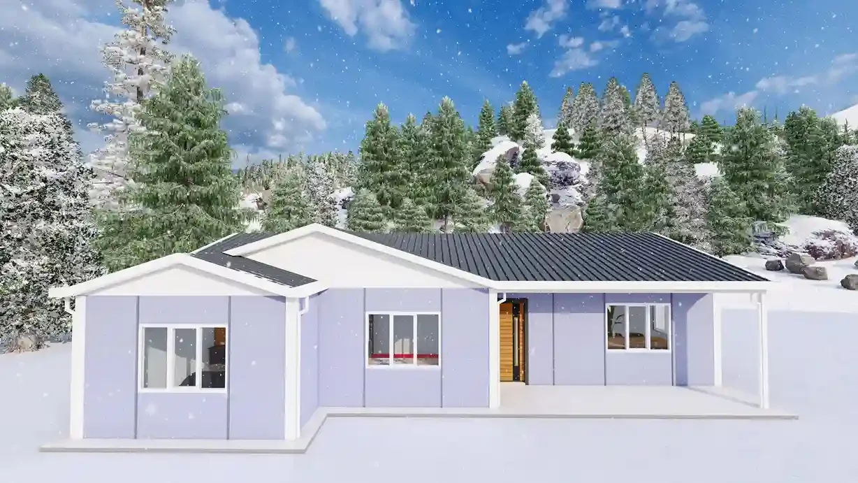 Tek Katlı Prefabrik Ev 120 M²