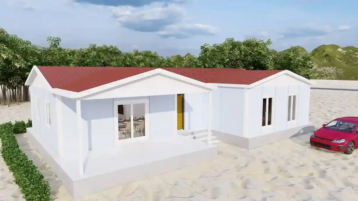 Tek Katlı Prefabrik Ev 123 M²