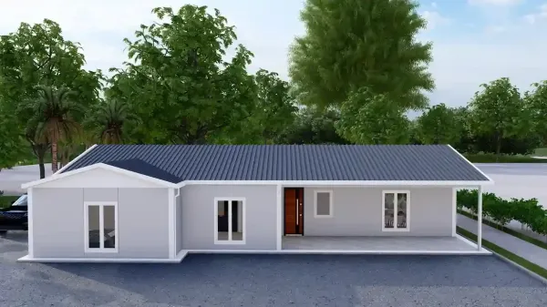 Tek Katlı Prefabrik Ev 166 M²