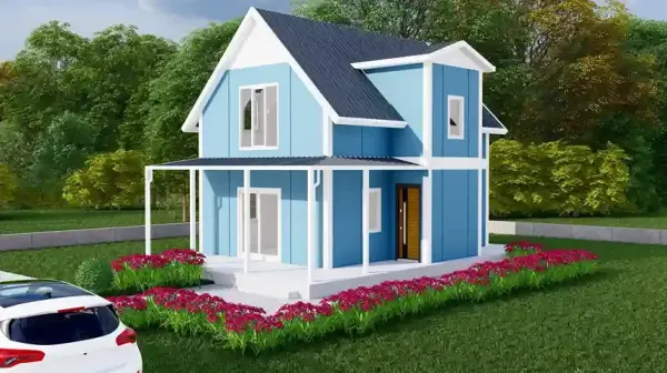 Çift Katlı Prefabrik Ev 101 M²