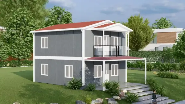 Çift Katlı Prefabrik Ev 124 M²