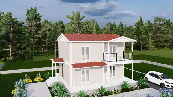 Çift Katlı Prefabrik Ev 126 M²
