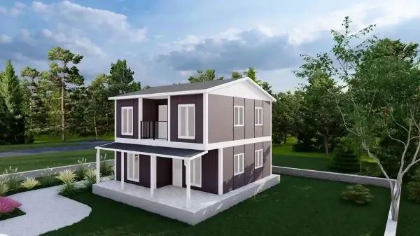 Çift Katlı Prefabrik Ev 130 M²