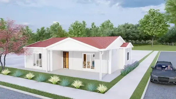 Tek Katlı Prefabrik Ev 100 M²