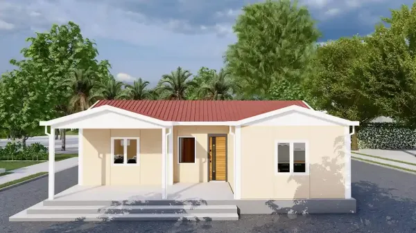 Tek Katlı Prefabrik Ev 88 M²