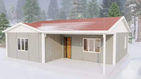 Tek Katlı Prefabrik Ev 92 M²